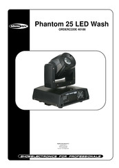 SHOWTEC Phantom 25 LED Wash Producthandleiding