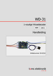 tams elektronik WD-31 Handleiding