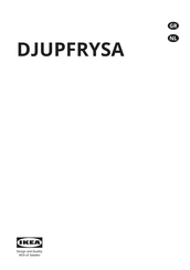 IKEA DJUPFRYSA Handleiding