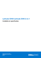 Dell Latitude 3340 2-in-1 Installatiehandleiding