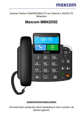 Maxcom MM42DSE Gebruikershandleiding