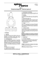 Spirax Sarco HL17 Installatie En Onderhoud