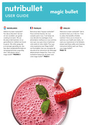 NUTRIBULLET magic bullet Gebruikershandleiding