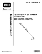 Toro Power Plex 51132 Gebruiksaanwijzing