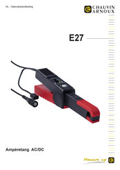 Chauvin Arnoux E27 Gebruikshandleiding