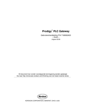 Nordson Prodigy PLC Gateway Gebruikershandleiding