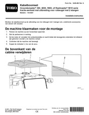 Toro Groundsmaster 5900 Series Installatie-Instructies