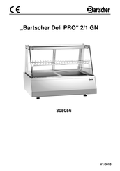 Bartscher 305056 Gebruiksaanwijzing