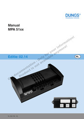 Dungs MPA 51 Series Handleiding