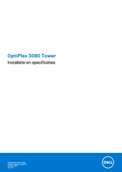 Dell OptiPlex 3080 Tower Installatie En Bediening