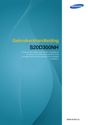 Samsung S20D300NH Gebruikershandleiding