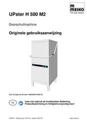 Meiko UPster H 500 M2 Originele Gebruiksaanwijzing