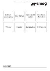 Smeg S3F0922P Gebruiksaanwijzing