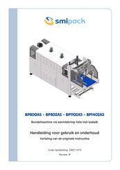 Smipack BP802AS Handleiding Voor Gebruik En Onderhoud