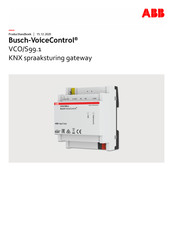 ABB Busch-VoiceControl VCO/S99.1 Handboek