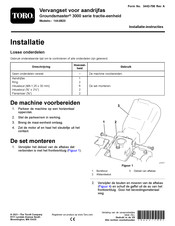 Toro GROUNDSMASTER 3000 Series Installatie-Instructies