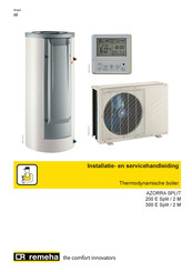 REMEHA AZORRA SPLIT 300 E Split/2 M Installatie- En Servicehandleiding