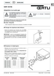 OERTLI GSR 130-9 NA Korte Instructie