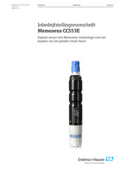 Endress+Hauser Memosens CCS53E Handleiding