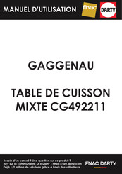 Gaggenau CG492211 Gebruiksaanwijzing