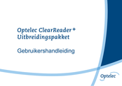 Optelec ClearReader+ Gebruikershandleiding