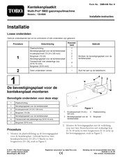 Toro Multi-Pro 5800 Installatie-Instructies