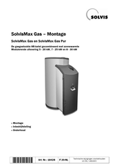 Solvis SolvisMax Gas Pur Montagehandleiding