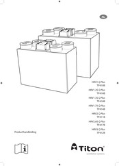 Titon HRV1 Q Plus Producthandleiding