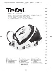 TEFAL PRO EXPRESS TURBO ANTI-CALC AUTOCLEAN Handleiding