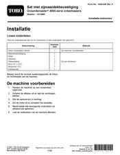 Toro Groundsmaster 4000 Series Installatie-Instructies