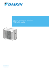 Daikin R32 Split Series Uitgebreide Handleiding Voor De Installateur