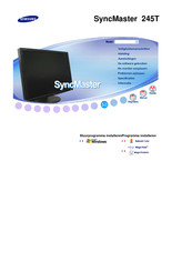 Samsung SyncMaster 245T Handleiding