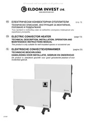 Eldom Invest RH01F20M-W Technische Handleiding