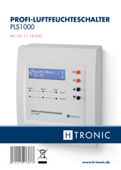 HTRONIC PLS1000 Handleiding