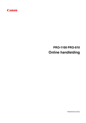 Canon PRO-510 Online Handleiding