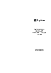 Frigidaire FR 311 Gebruiksaanwijzing