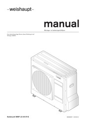 Weishaupt WWP LS 8-B R-E Montage- En Bedieningshandleiding