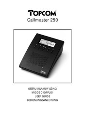 Topcom Callmaster 250 Gebruiksaanwijzing