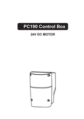 Poortenhekwerk PC190 Control Box Handleiding