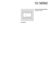 SSS Siedle EC 602-03 Programmeerhandleiding