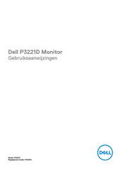 Dell P3221Dt Gebruiksaanwijzingen