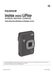 FujiFilm Instax Mini LiPlay Gebruikershandleiding