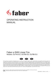 Faber e-SliM Linear Fire OLF66-EU Handleiding