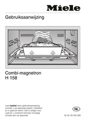 Miele H 158 Gebruiksaanwijzing