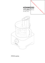 Kenwood Multipro Excel FP970 Series Handleiding