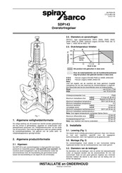 Spirax Sarco SDP143 Installatie En Onderhoud
