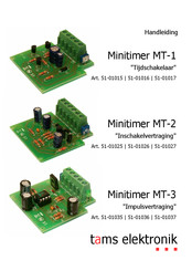 tams elektronik Minitimer MT-2 Handleiding