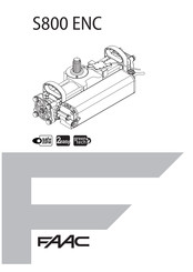 FAAC S800 ENC Handleiding