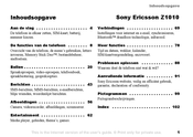 Sony Ericsson Z1010 Handleiding