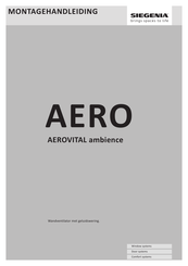 Siegenia AERO AEROVITAL ambience Montagehandleiding